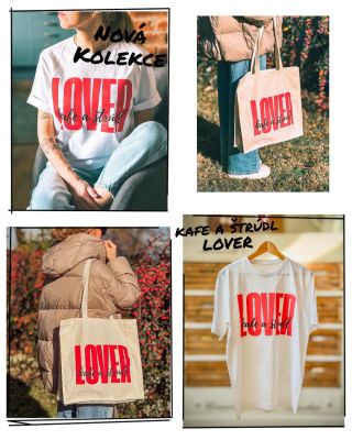 NOVÁ UNISEX KOLEKCE! Kafe a štrúdl LOVER ♥️ . . #novinka #kafe #strudl #lover #unisex #tricko #taska